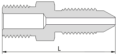 BSPm HP NIPPLE