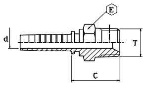 Фитинг BSPT (ш)